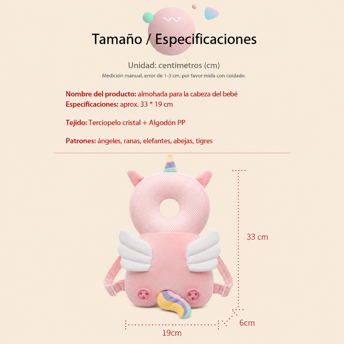 Almohada anticolisión bebé CocoGuard™